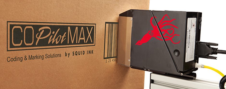 CoPilot Max Turbo — drukarka do znakowania przemysłowego Squid Ink